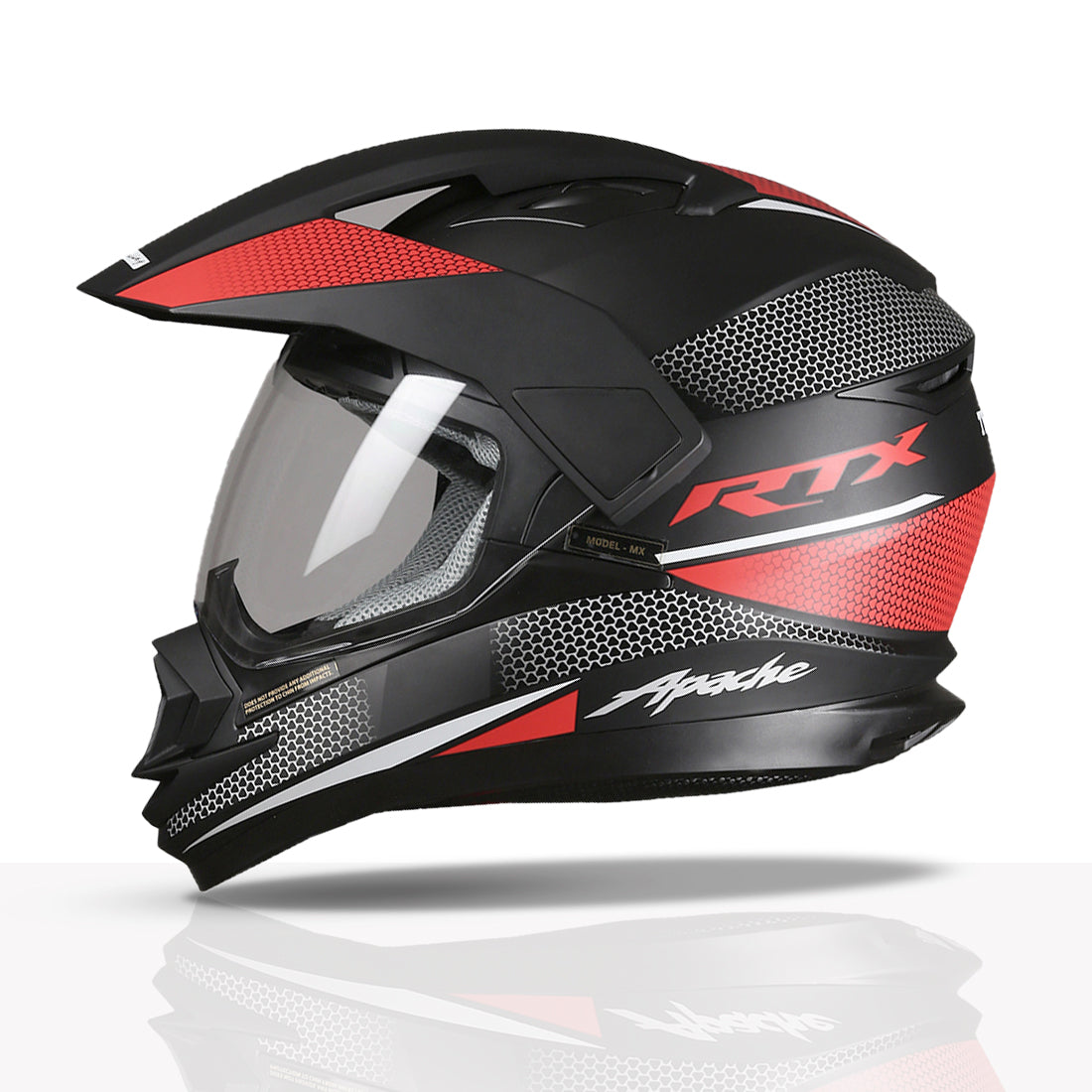 TVS Apache RTX Dual Sports Helmet
